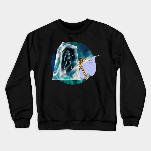 Hyoga - Camus Freezing coffin Crewneck Sweatshirt by ChromaticD